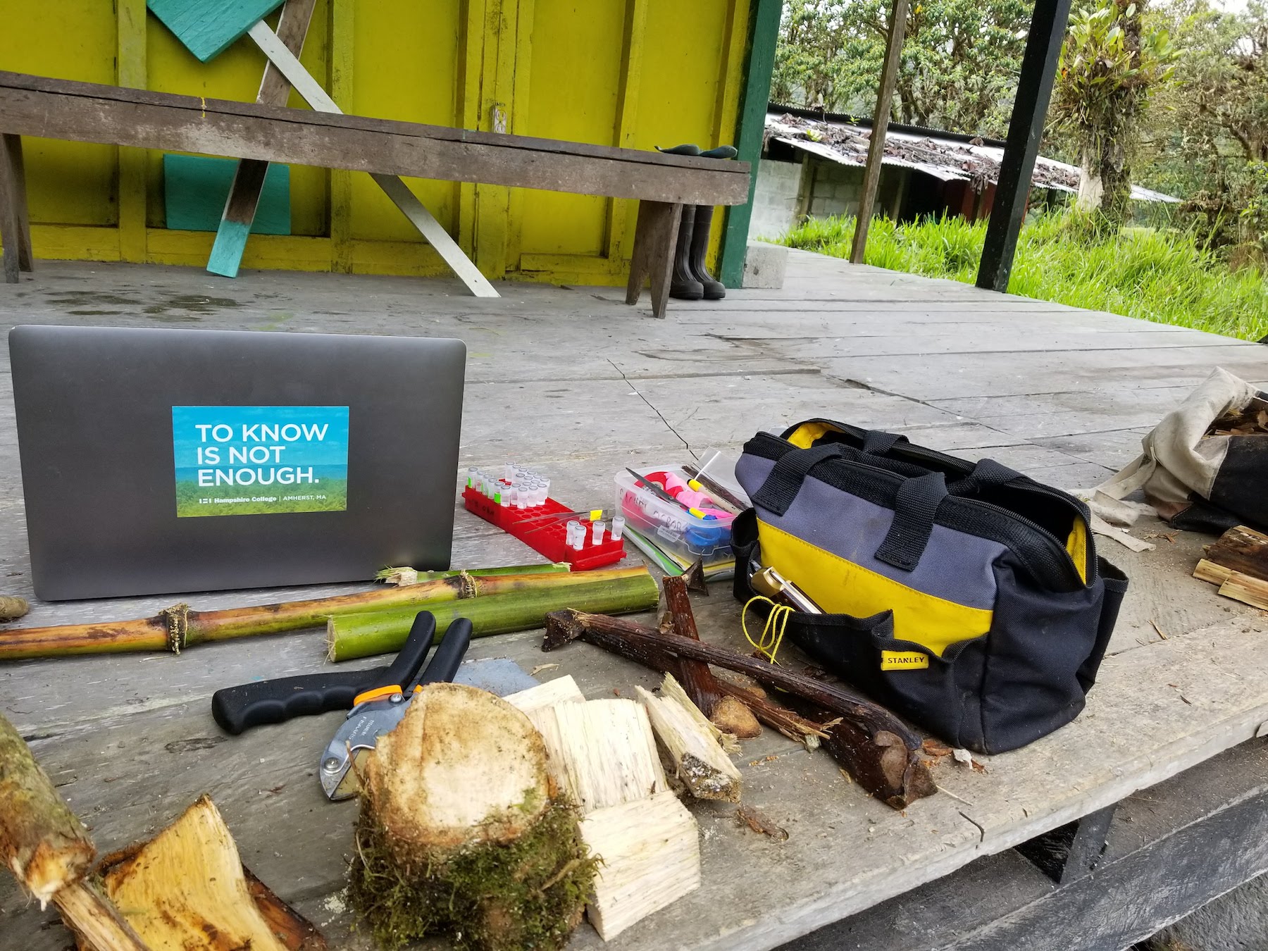 Field Processing Station; Cosanga, Ecuador